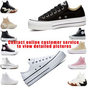 Designer 2024 Summer Platform Canvas Casual Shoes Mens Classical Sneakers Taylors Fashion Trainers Run Star Hike Boots Shoe Men Women Chucks All Size36-42