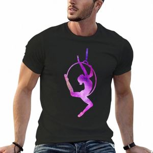 Lyra Hoop Aerial Artist T-shirt T-shirt zwykły koreański fi mens wysoki koszulki k03x#