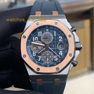 İsviçre AP Bilek Saati Royal Oak Offshore Serisi 26471SR Oda Altın Mavi Plaka Baoqilai Sınırlı Bürçül