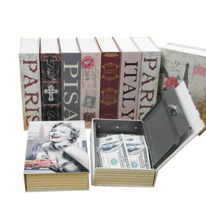 ミディアムホームセキュリティ辞書キーブックSafeLock BoxStoragePiggy Bank Creative Money Box Home Accessories 177x112x52cm LJ202588446