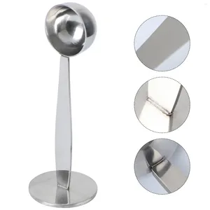 Coffee Scoops 1pc Stainless Steel Scoop Multi Function Two- In- One Measuring And Tamping Spoon Tea Accessories