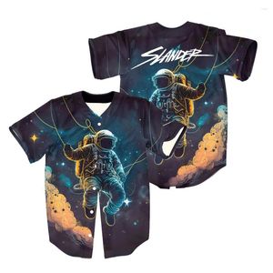 Męskie koszule Transe Rave Baseball Jersey Edm Festival Merch V-dół Krótkie rękawe kobiety