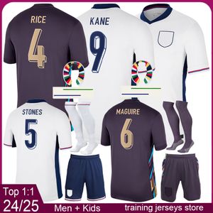 Camisas de futebol masculinas da Inglaterra Kits de futebol infantil 2024 2025 BELLINGHAM versão masculina camisa de futebol 24 25 KANE camisa de futebol kit SKA camisas maillot camiseta