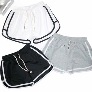 all-match Stylish Solid Color Summer Hot Shorts Streetwear Girl Shorts Wear Resistant Women Slee Clothes H7qN#