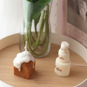 Toys Simulation Square Dessert Silicone Mold Candles Cake Aromatherapy Candle Silicone Mold Home Decoration Diy Handmade Materials