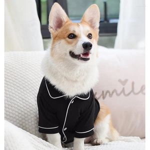 Köpek giyim unisex nefes alabilen evcil köpekler kıyafet gece sweetwear takım elbise yaz zarif köpek yavrusu gömlek için orta evcil hayvanlar basit moda kedi tulum