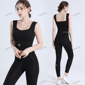 Spor Bra Elastik Bel Eğitimi Yoga Pantolon Kadın Aktif Giyim Seti Yoga Takım Elbise Spor Spor SPORM THENCER RUN TRANTER YAZ EN HIST Bel Lingerie Dokuzuncu Take Braliette Al 985