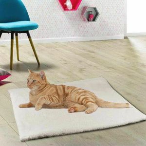 MATS 60*40cm PET USB加熱パッド電気毛布冬暖かい長い綿毛マット一定温度加熱ブランケットペット用品