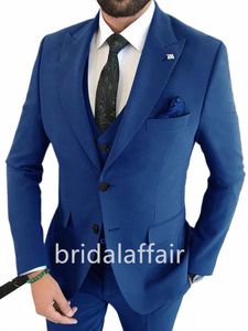 Bridalaffairr Men Suit Single Breasted Busin 두 조각 슬림 한 고품질 웨딩 파티를위한 고품질 슈트 댄스 파티 D6xx#