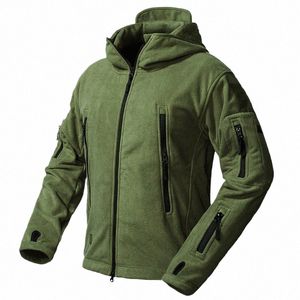 Refire Gear Taktische Armee Fleece Jacke Männer Warm Verdicken Polar Multi-Pocket Military Jacke Winter Oberbekleidung Kleidung Mit Kapuze Mantel 35YV #