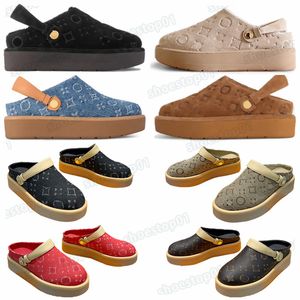 Aspen Casual Slipper Platform Sandaler Classic Brand Summer Beach Outdoor Scuffs Casual Shoes Präglade mjuka plattskor