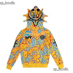 Y2k hoodie 3d baskılı y2k gündelik retro erkeklerin fermuarları kapşına katlar erkek hoodies hoodies ceket sweatshirts lüks moda y2k gömlek kazak giyim 3506