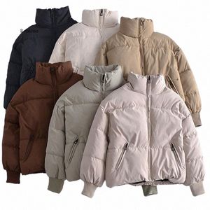 winter Thick Warm Parka Coat Women Solid Jacket Outwear Female Casual Loose Short Parkas C3fl#