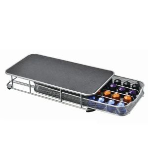 Tillbehör Nubecom Coffee Pod Holder Storage Drawer Coffee Capsules Organizer för 40st Nespresso Capsules