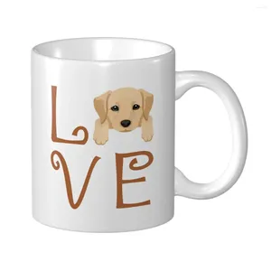 Canecas Mark Cup Caneca Labrador Retriever Cães Love Lab Café Chá Leite Água Viagem para Office Home