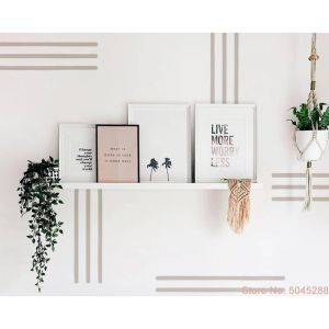 Naklejek liniowe naklejki ścienne Streszczenie naklejek ściennych Boho Nurzery Decor Pokój dziecięcy naklejki skandynawskie Work Nowoczesny dekoracje wiejskie Z504