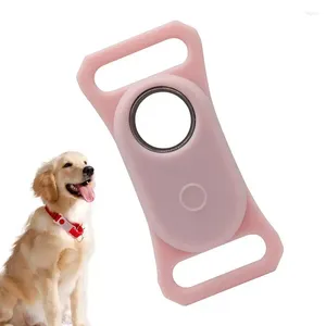 Coleiras de cachorro suporte de silicone capa protetora localizador rastreador caso para localizador gps