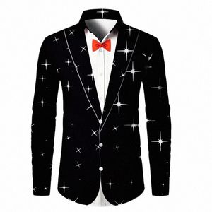 herrdräkt skjorta fest fi ny design persaliserad svartvitt med laplar högkvalitativa mjukt och bekvämt material 79n7#