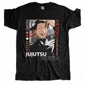 stilig suguru geto t shirt män kort ärm mjuk stuga t-shirt grafisk anime manga tees fi tshirt e9qg#