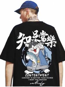 Verão novo casual solto camiseta de manga curta masculina fi solto impressão grande 8xl hip hop casal usar meia manga cott topo s0pp #
