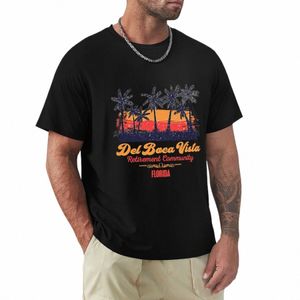 Del Boca Vista T-shirt T-shirt plus rozmiar Tops Ogół-koszulka T Shirt Man Sublime T Shirt Plain Black T Shirts Men Q46S#