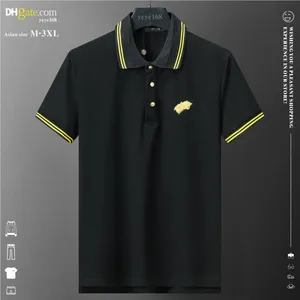 Yeni Stil Tasarımcı Polo Gömlek Moda Erkekler Polo Gömlek Marka Yaz İşi Günlük T-Shirt Kısa Kollu M-3XL 22