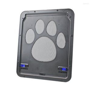 Katzenträger, Haustier-Bildschirmtür, einfach zu installieren, abschließbar, für den Außenbereich, magnetisch, selbstschließende Funktion, robust, für Hunde und Katzen