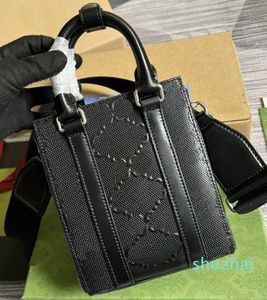 2024 new fashion embossed Tote bag Mini Leather Shoulder Bag Alphabet Woven crossbody