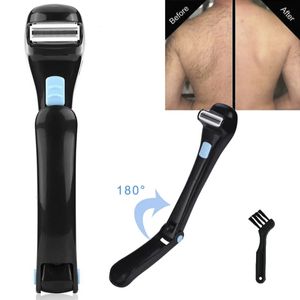 Electric Back Hair Shaver Cordless Body Shaver 180° Foldable Back Razor Pain-Free Back Hair Removal Shave Men Body Hair Trimmer 240314