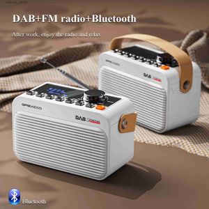 Taşınabilir Hoparlörler Ev Çok Fonksiyonlu Çalar Saat BT/TF/U Disk Dijital DAB+/FM Radyo LED Büyük Ekran Taşınabilir Bluetooth Hoparlör Kutusu Q240328