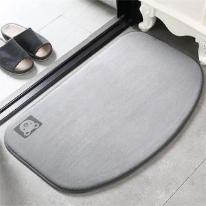 Bath Mats High Absorbent Bathroom Mat Bottom Is Strong Anti-slip Antiskid Non-slip Flooring Floor