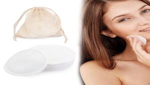 12Pcs Bamboo Fiber Makeup Remover Pads Cotton Pads Facial Remover Facial Care Nursing Pad Skin Cleaning Wipes Washable Reusable6745107
