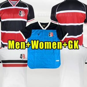 23 24 Santa Cruz FC Herren-Fußballtrikots 2023 2024 Home Away Weiße Fußballtrikots Erwachsene Kurzarmuniformen FRAUEN Torwart