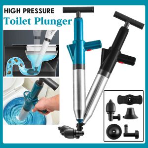 Plungers Pipe Plunger Drain Unblocker Powerful Pneumatic Dredge Clogged Pipe High Pressure Air Drain Blaster Cleaner For Bathroom Kitchen