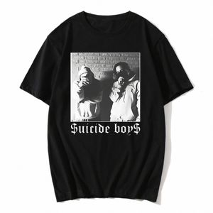 rapper suicideboys Suicide T Shirt Uomo Donna Fi Cott T-shirt Bambini Hip Hop Top Tee Suicideboys Camiseta hombre Boy Tshirt F1lZ #