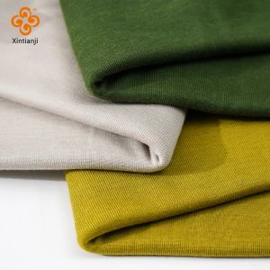 Tessuto maglione di lana di alta qualità tessuto morbido jersey autunno fondo camicia tessuto a costine per cucire vestiti caldi