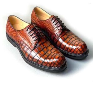 Dress Shoes Ourui Arrival Men Crocodile Leather Formal Male Wedding Banquet Grooms1