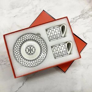 Cups Saucers 2024 European Bone China Coffee And Tableware Plates Dishes Afternoon Tea Drinkware With Gift Box
