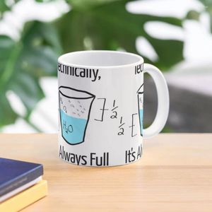 Canecas A ciência é otimista Caneca de café fria e térmica Óculos lindos chás