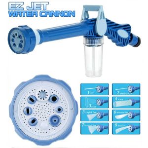 Vapen Multifunktion Sprinkler 8 Munstycke EZ Jet Water Cannon Water Soap Dispenser Pump Spray Car Washer Cleaning