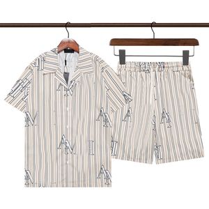 Summer Casual Shirt Designer koszulka Męska Hawajska Hawajska Koszula Casual Shirt Męska męska plaża na plażę krótki rękaw