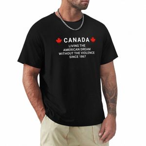 il PENTAVERATO |CANADA T-shirt t-shirt uomo Abbigliamento estetico T-shirt manica lg da uomo 83uF #