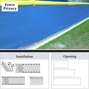 Nets Thicken Privacy Screen Fencing Net Yard Enclosure Nets AntiUV Sunblock Shade Cloth Patio Pool Sun Shading Sail Windscreen Mesh