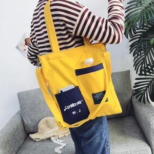 Abendtaschen Leinwandtasche Weibliche Schulter Einfarbig Messenger Koreanische Version Der Wilden Handtasche Frauen BagsEvening