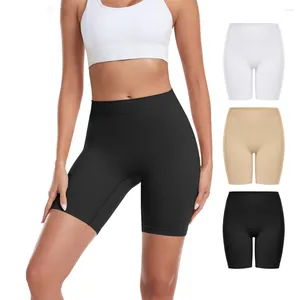 Damenhöschen, 3 Stück, nahtlos, dehnbar, für Damen, Sicherheitsshorts, lange Boxershorts, Anti-Scheuern, Boyshorts, Radfahren unter Kleidern