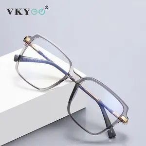Óculos de sol Vicky moda grande quadro quadrado design óculos feminino anti-azul luz leitura óculos prescrição personalizável pfd2212