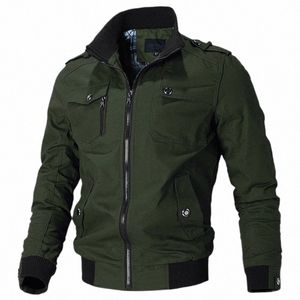 Neue Ankunft Männer Große Mantel Frühling Freizeit Trend Koreanische Version Hübsche Slim Fit Arbeitskleidung Jacke Cott Military Top Männer top 97HB #