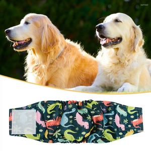 Hundkläder Pet Fysiologiska byxor Hög absorptionsförmågan Male Belly Band blöjor med fästelband för träningsininkontinens