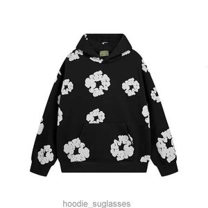 Designer High Quality Hoodie Black Mens Denim Teers the Cotton Wreath Sweatshirt Unisex Hoodies Design Hoody Fashion Hip Hop Hooded Sweatshirts B01L8