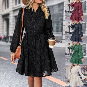 2024 Spring New European and American Fashion Long Sleeve Women's Dresses